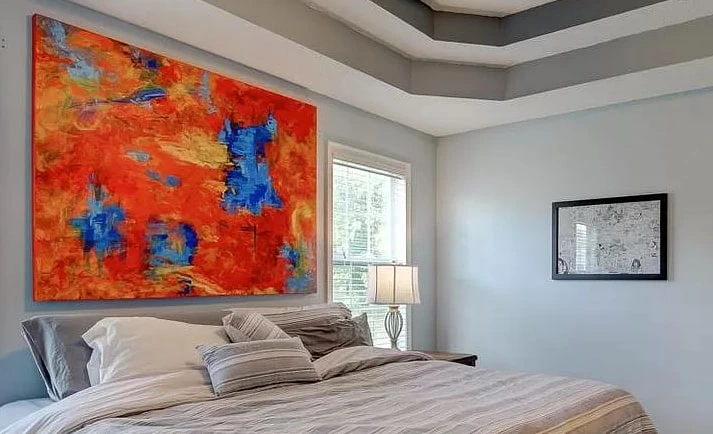 Large abstract painting