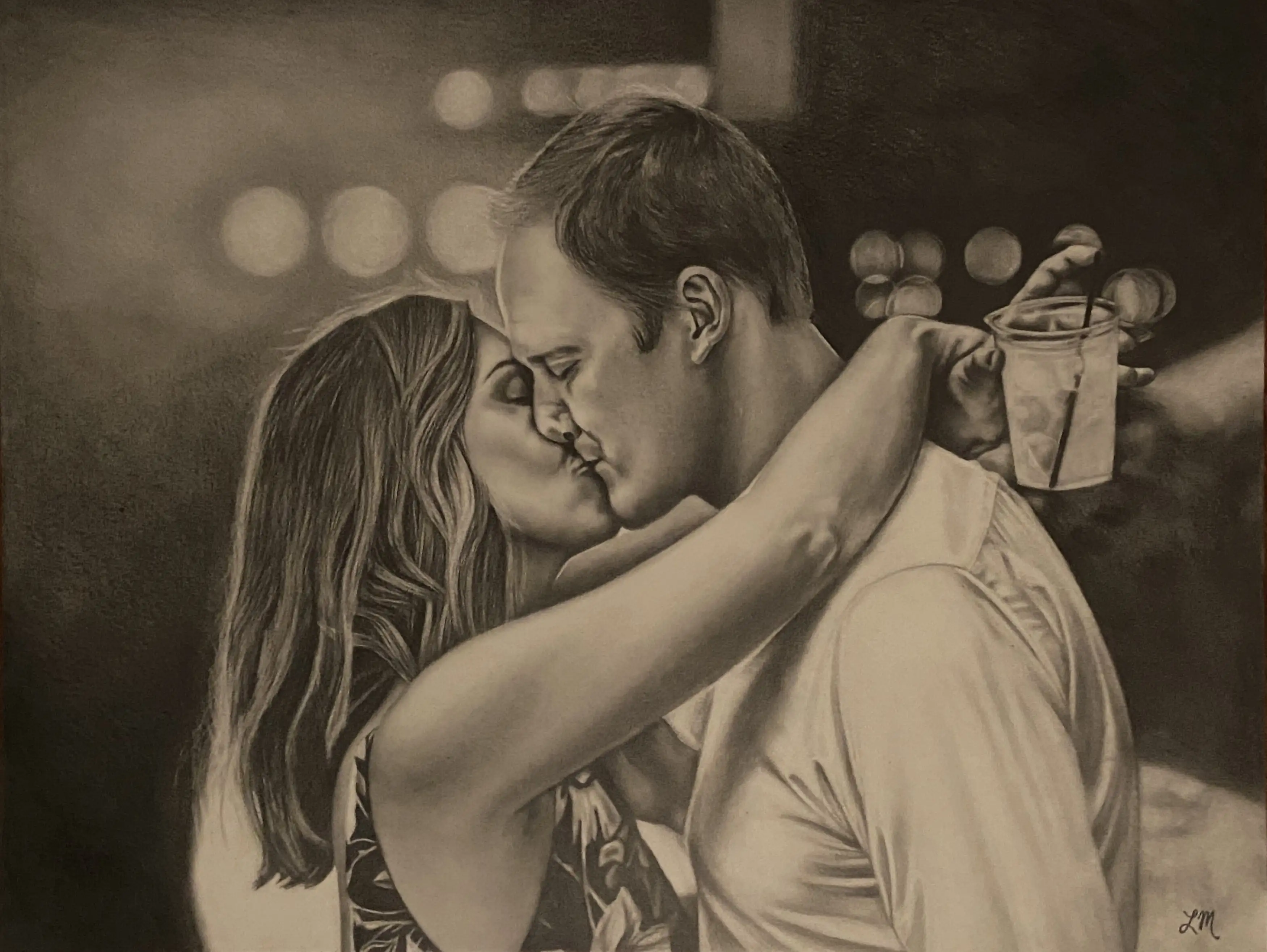 Drawing of a couple