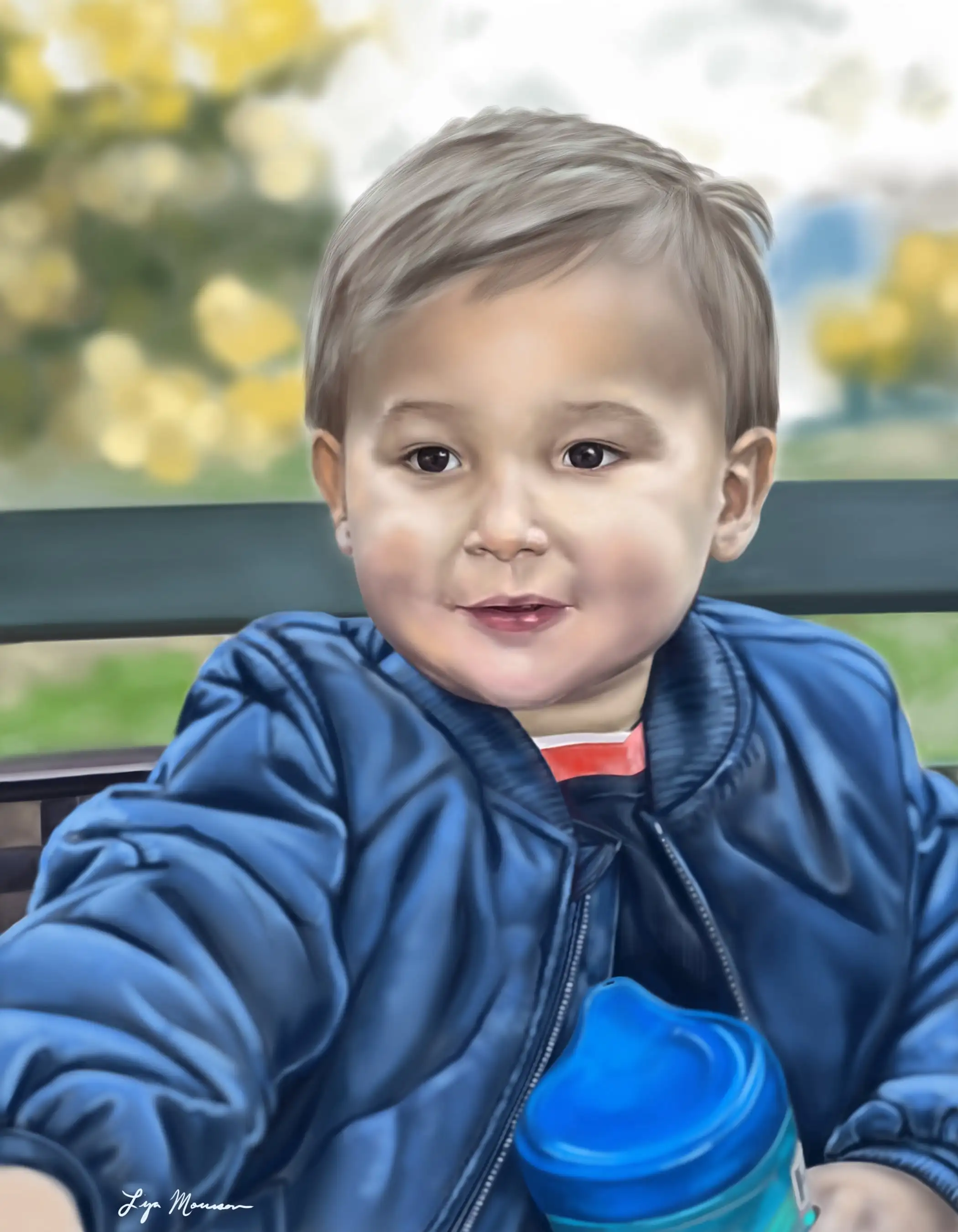 Digital drawing of Henry