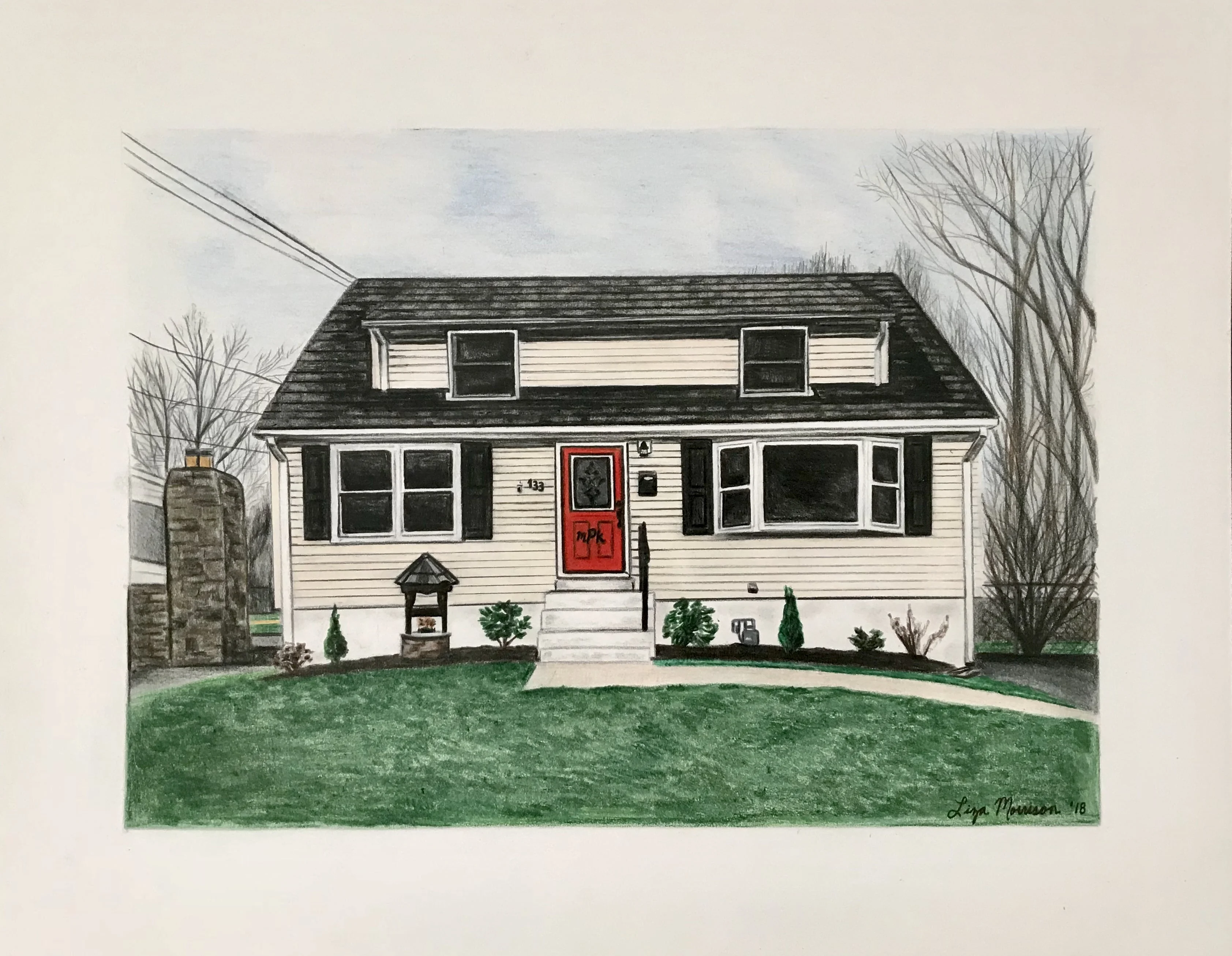 Drawing of a house
