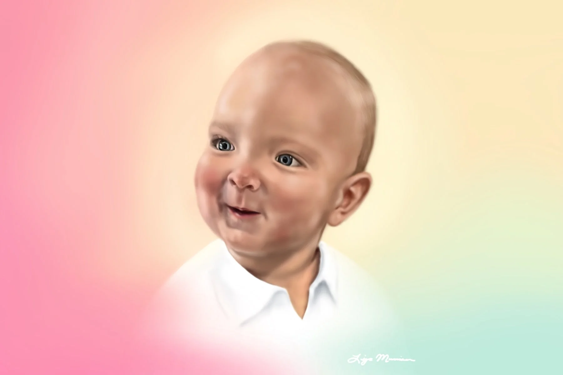 Digital drawing of Lucas