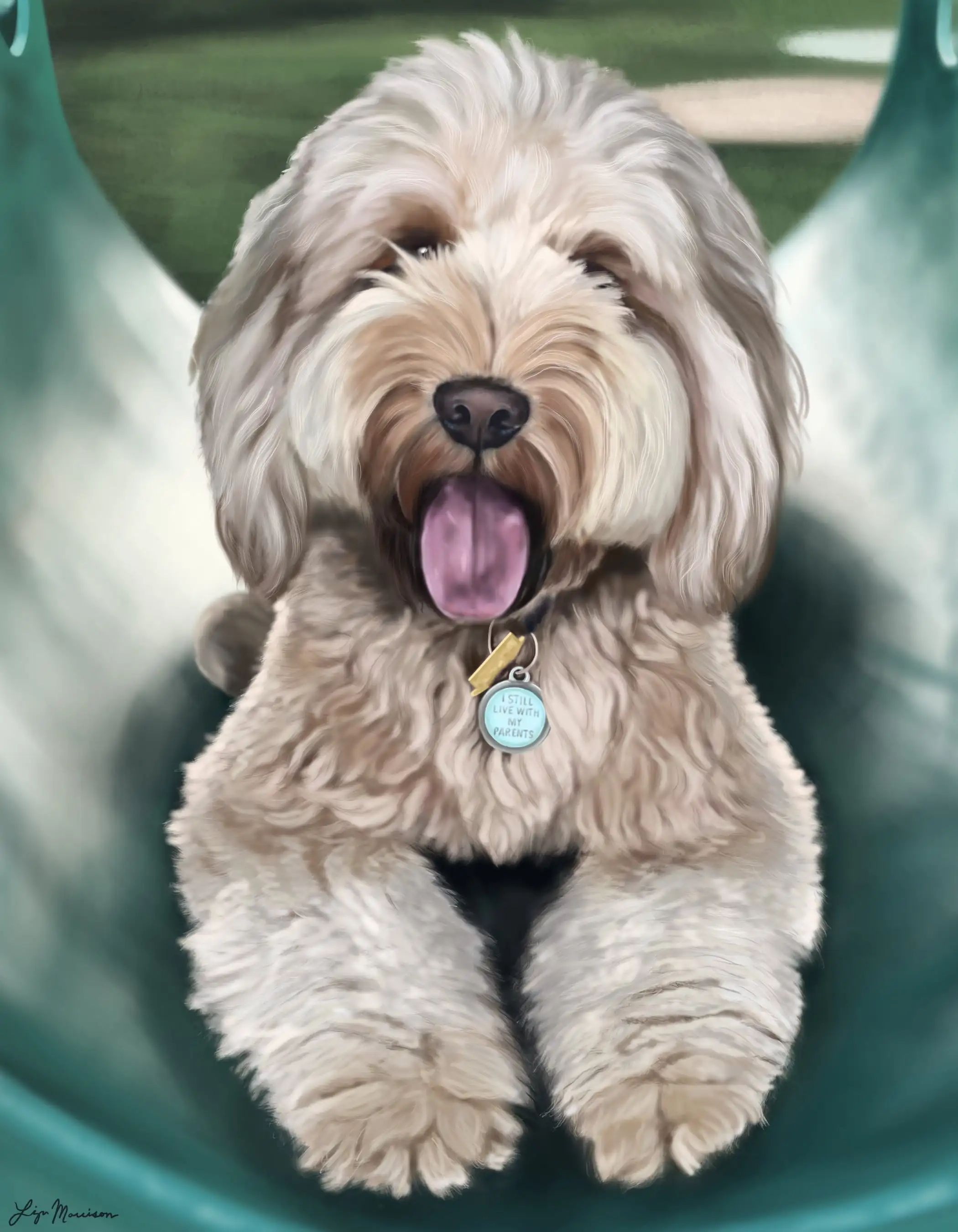Digital drawing of Pax